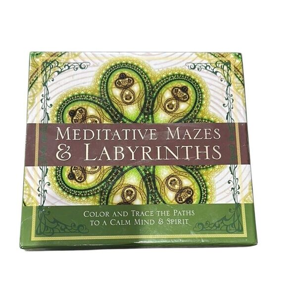 Meditative Mazes & Labyrinths Green Art Kit - Picture 1 of 4
